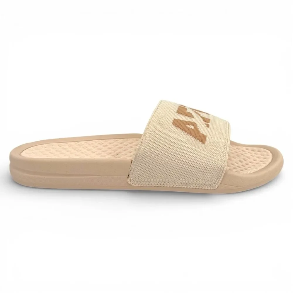 NEW APL Men's Big Logo TechLoom Slide Warm Silk/Caramel Size 8